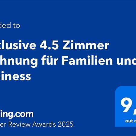 Exklusive 4.5 Zimmer Wohnung Fuer Familien Und Business Эшенц Экстерьер фото